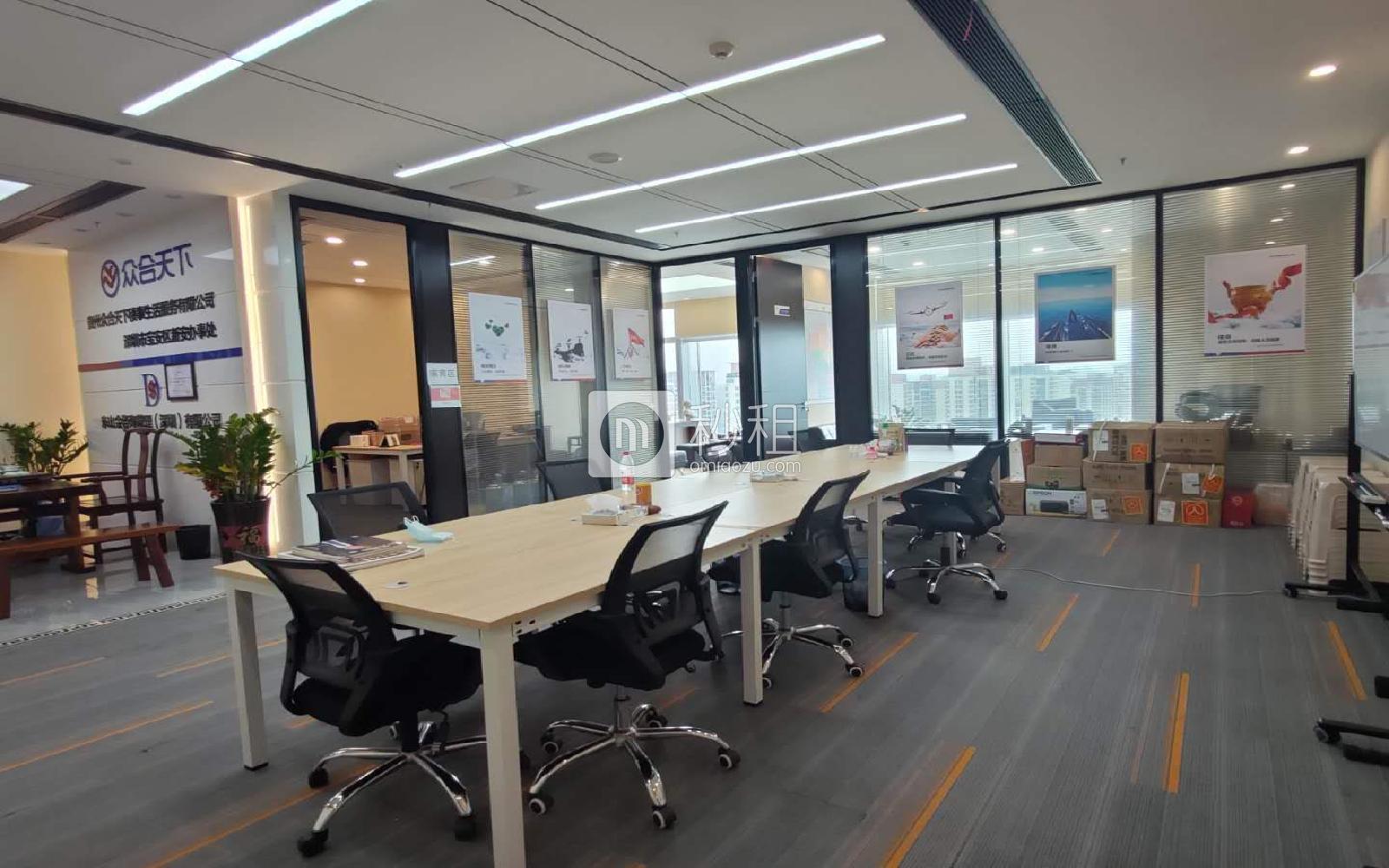 前海卓越时代广场写字楼出租268平米精装办公室99元/m².月