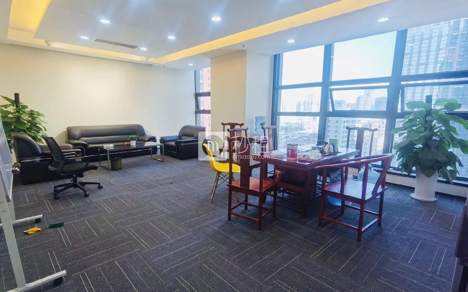 汇海广场写字楼出租630平米精装办公室90元/m².月