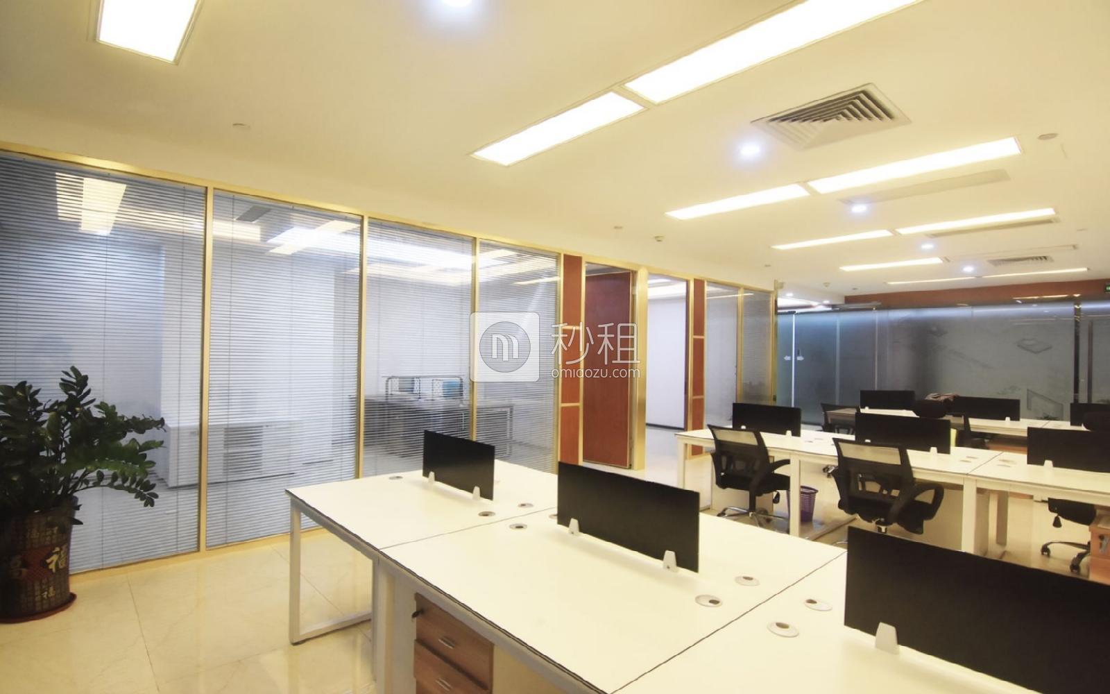 粵美特大廈寫字樓出租192平米精裝辦公室135元/m2.月