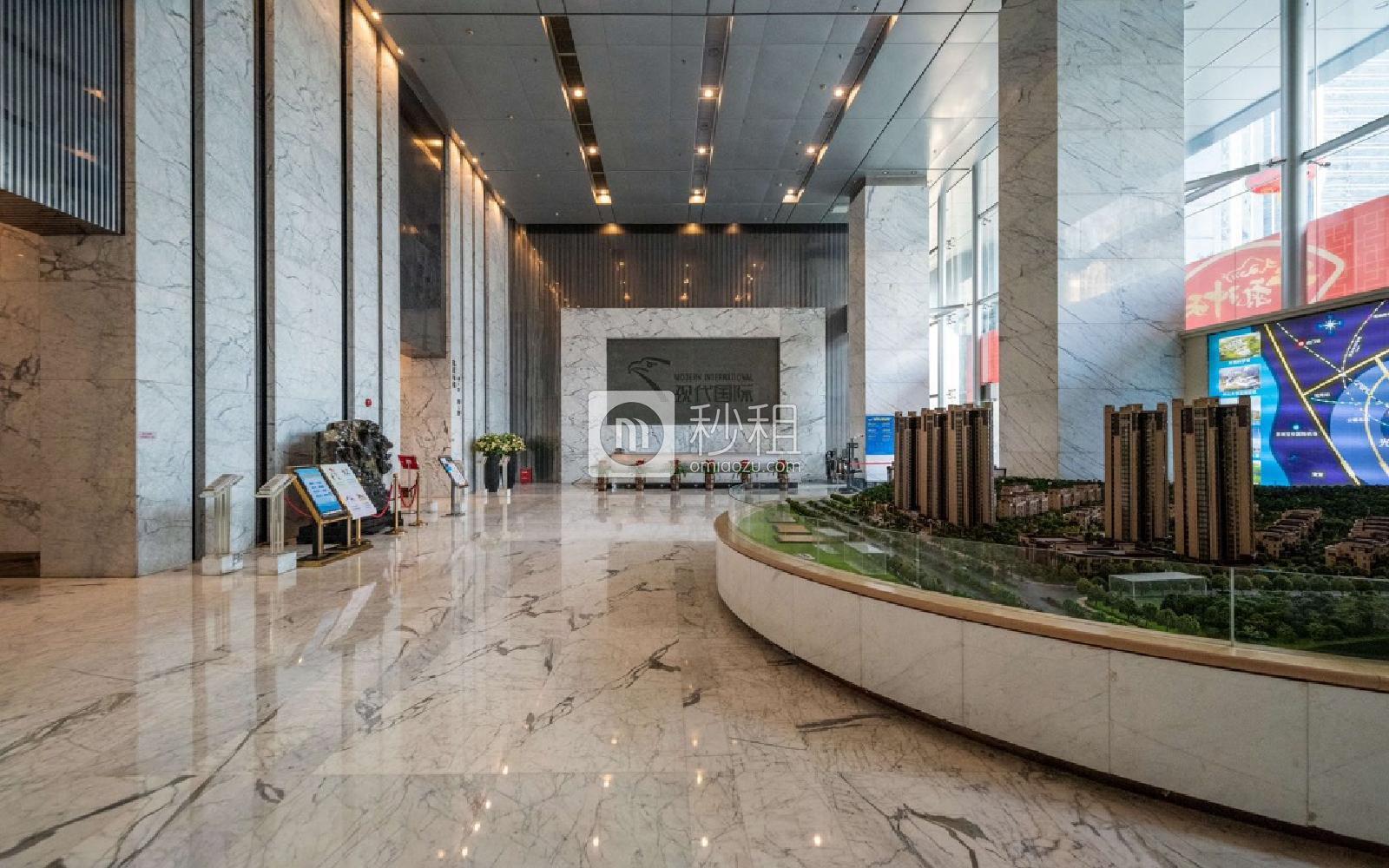 现代国际大厦写字楼出租210平米精装办公室108元/m².月