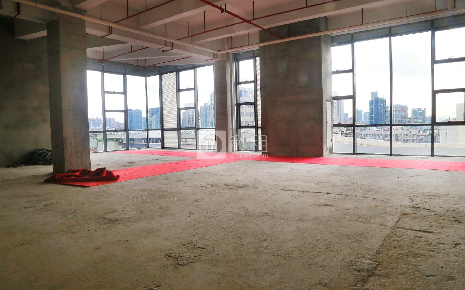 海翔广场写字楼出租322平米毛坯办公室120元/m².月