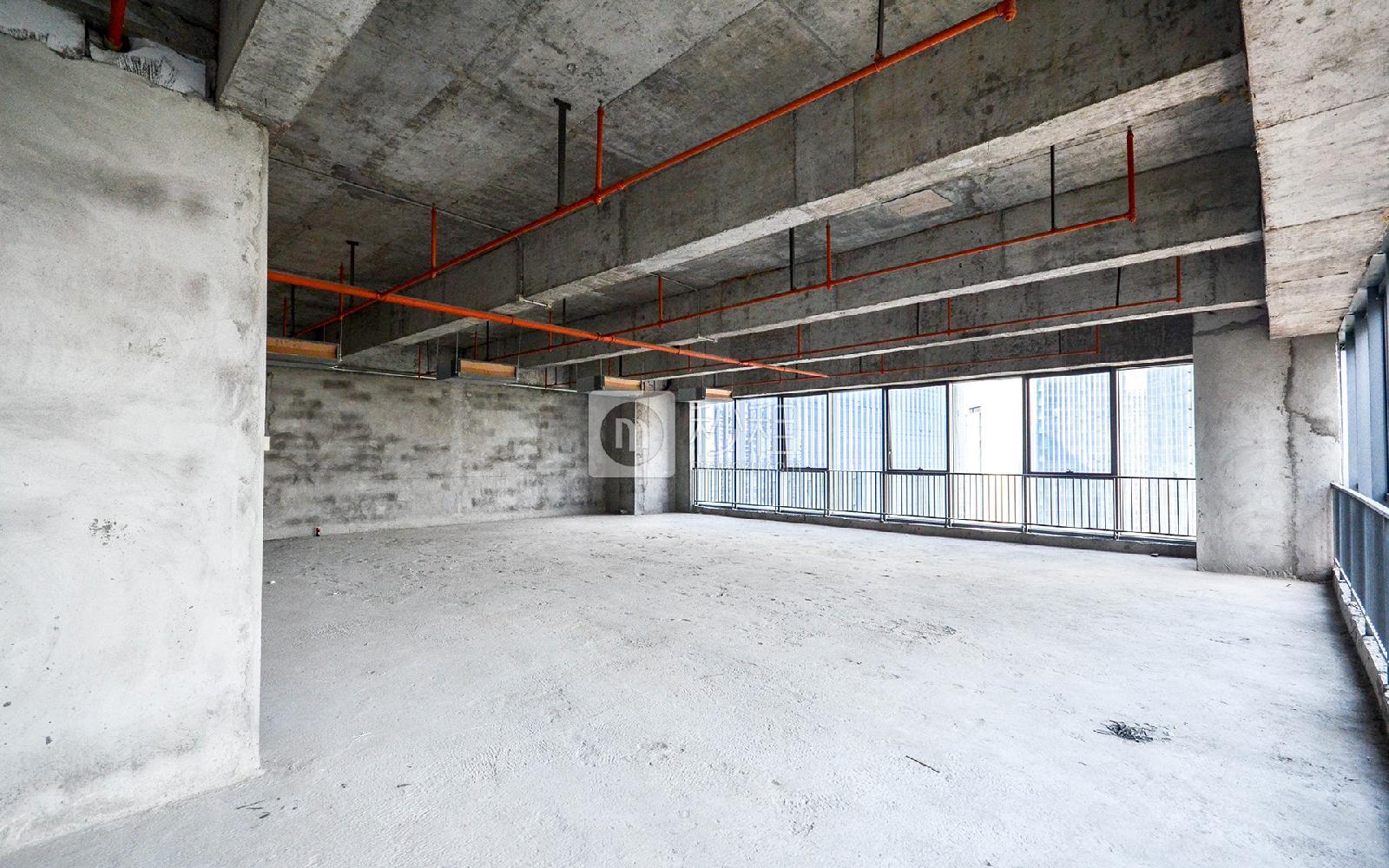 中建钢构大厦写字楼出租800平米毛坯办公室220元/m².月