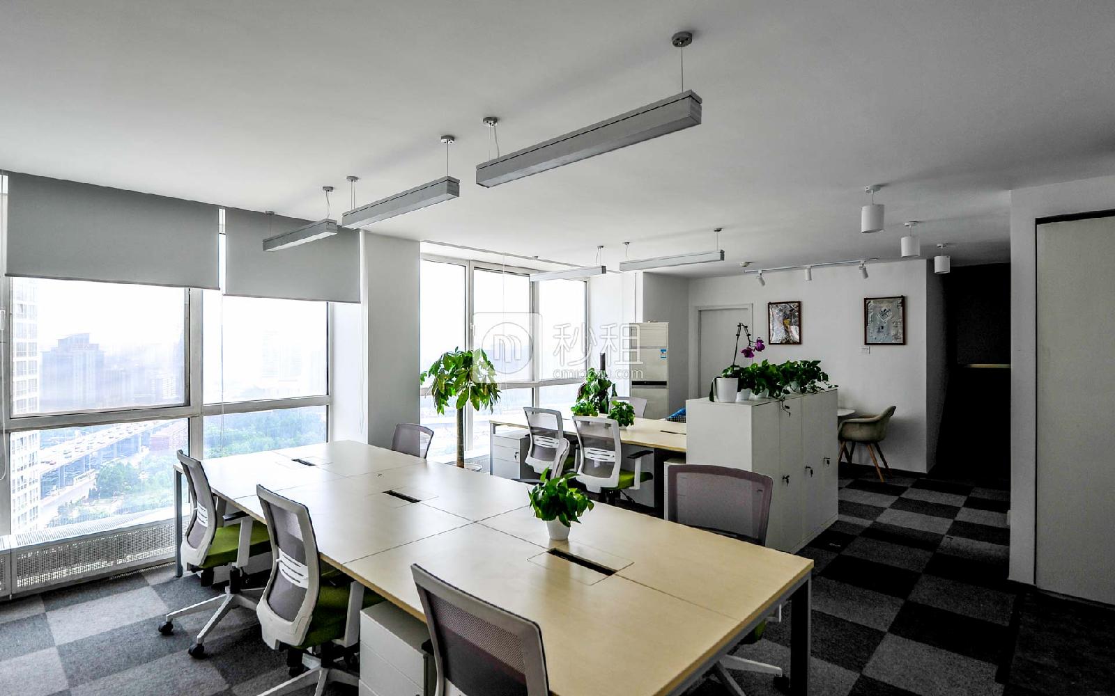 建外SOHO-纳什空间写字楼出租170平米精装办公室35000元/月