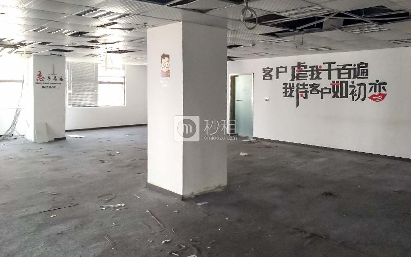七星商业广场写字楼出租607平米简装办公室90元/m².月