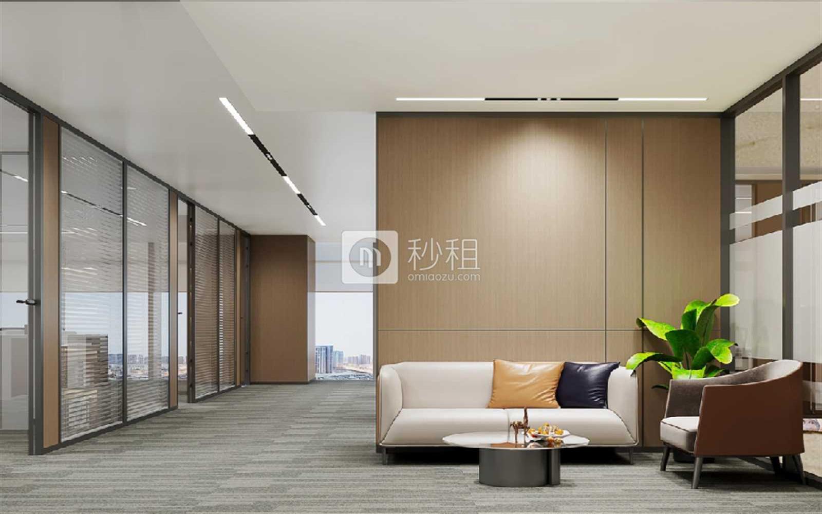 宝山时代大厦写字楼出租115平米精装办公室99元/m².月