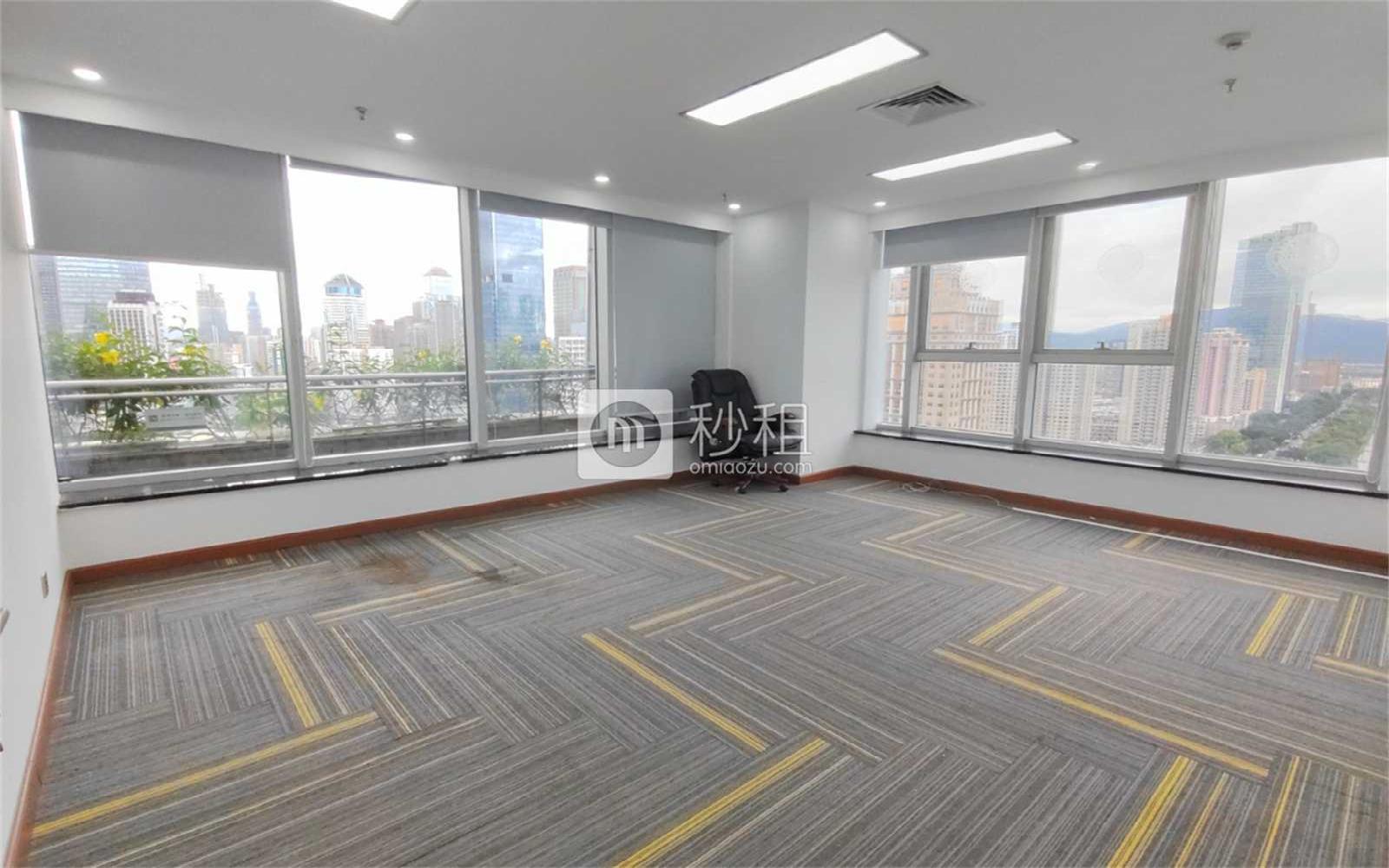 田面城市大厦写字楼出租398平米简装办公室88元/m².月