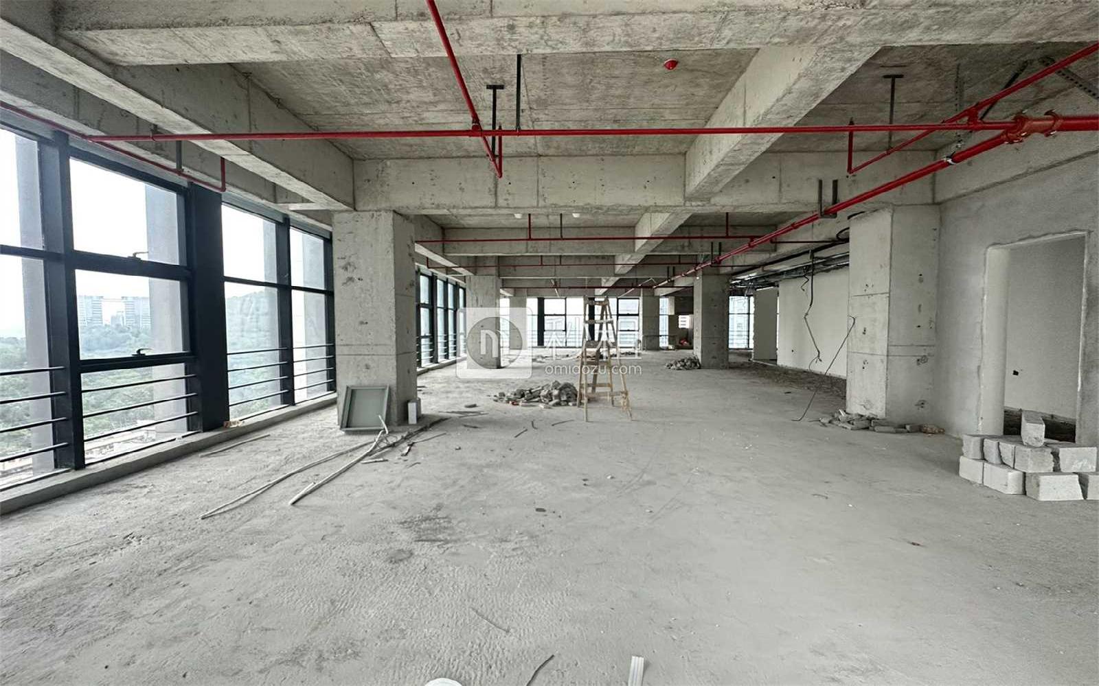 奋成智谷大厦写字楼出租1500平米毛坯办公室80元/m².月