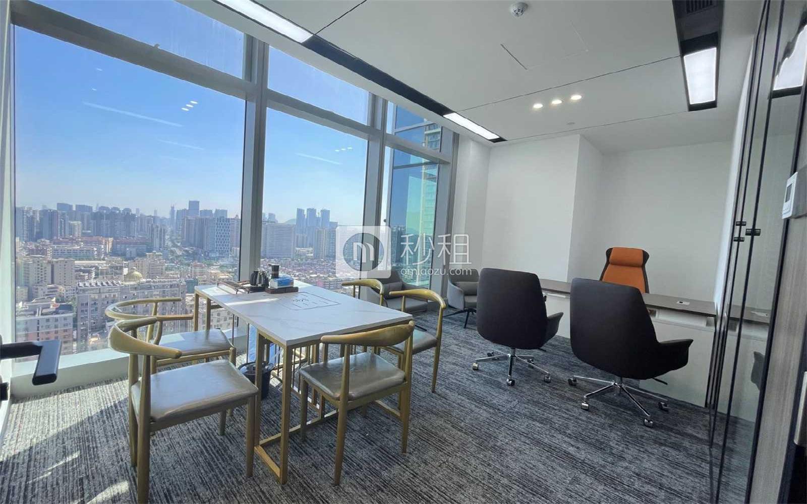 QCC前城中心写字楼出租218平米精装办公室110元/m².月