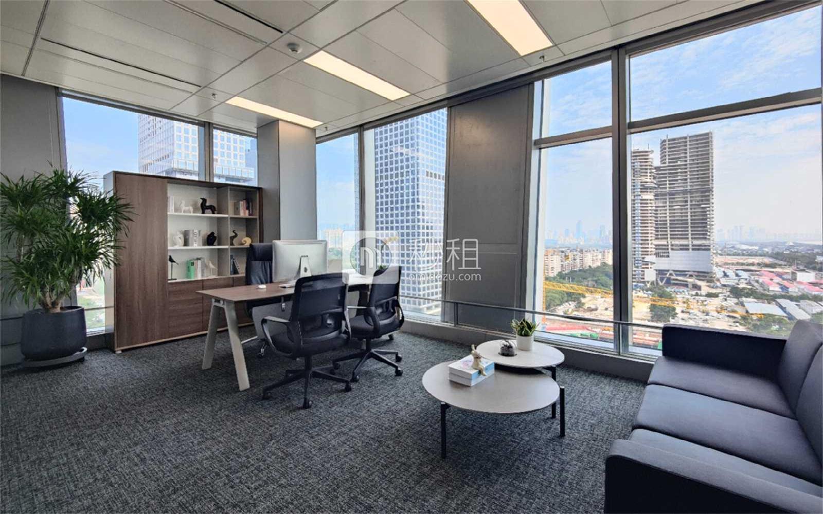 联想后海中心写字楼出租308平米精装办公室194.5元/m².月