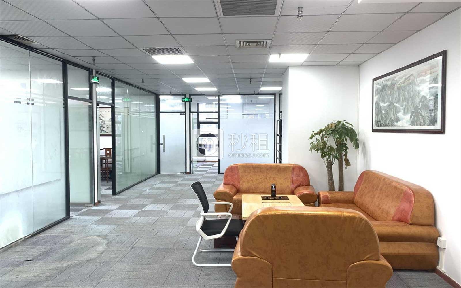 汇海广场写字楼出租342平米精装办公室98元/m².月
