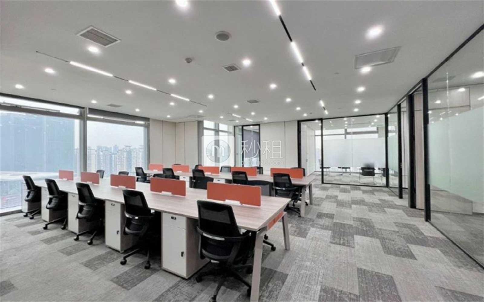 恒大中渝广场写字楼出租189平米精装办公室1.8元/m².天