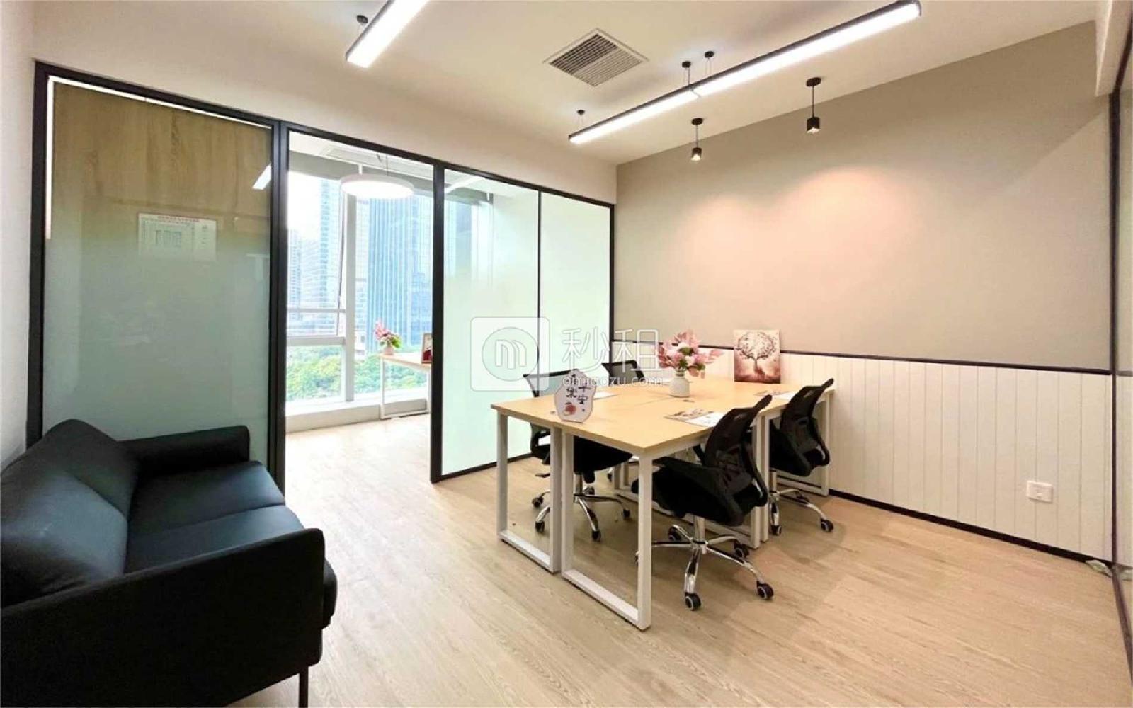 创富港-广州银行大厦二写字楼出租15平米精装办公室3000元/间.月