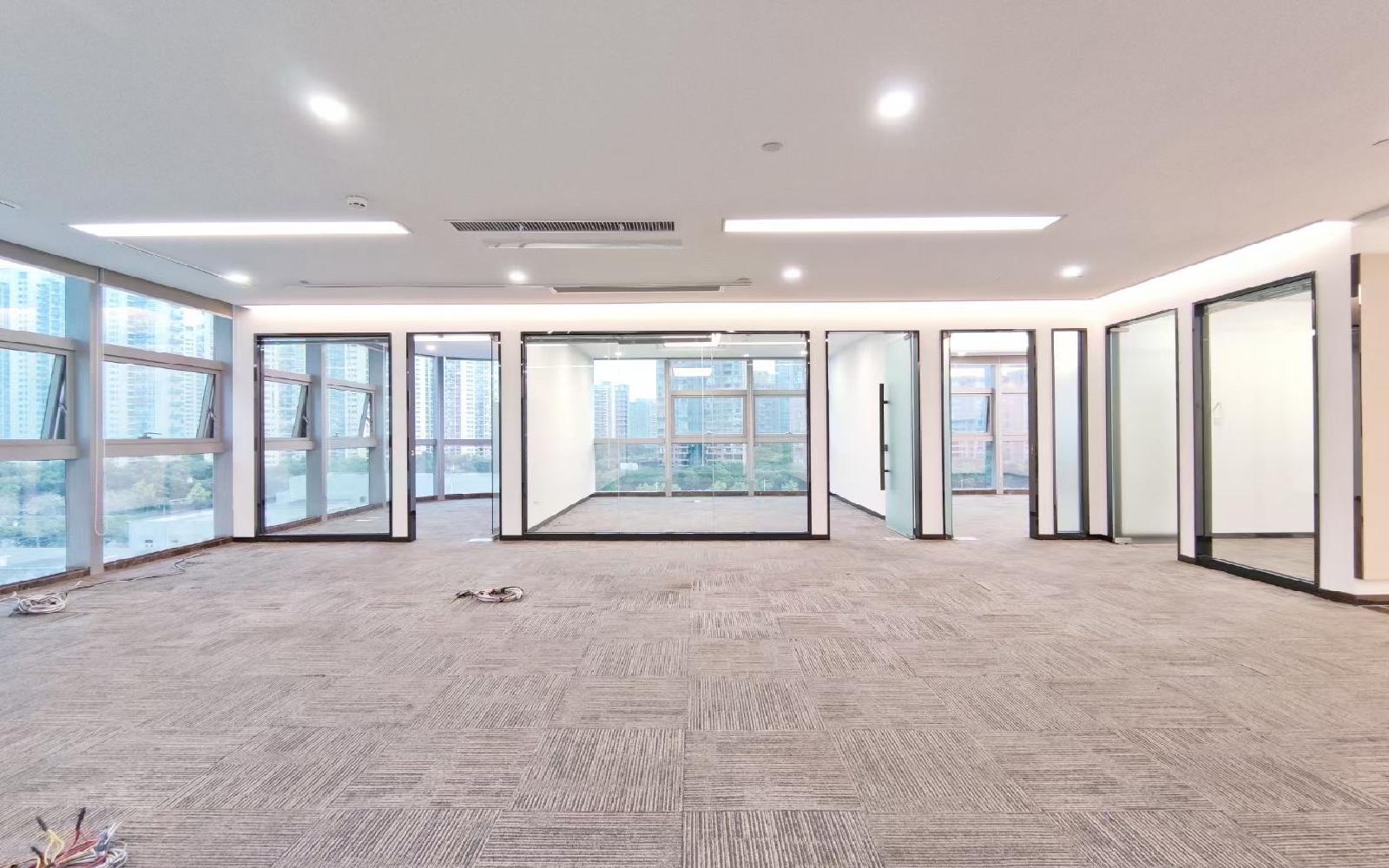 华润城大冲商务中心写字楼出租398平米豪装办公室90元/m².月