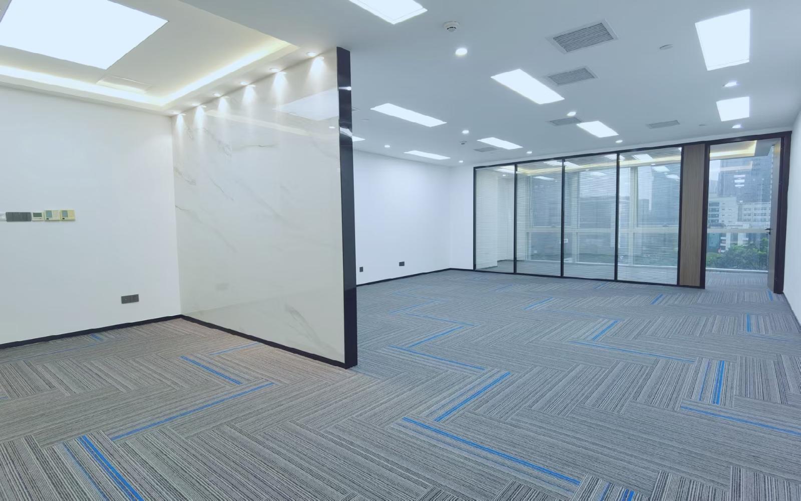 华润城大冲商务中心写字楼出租234平米精装办公室88元/m².月