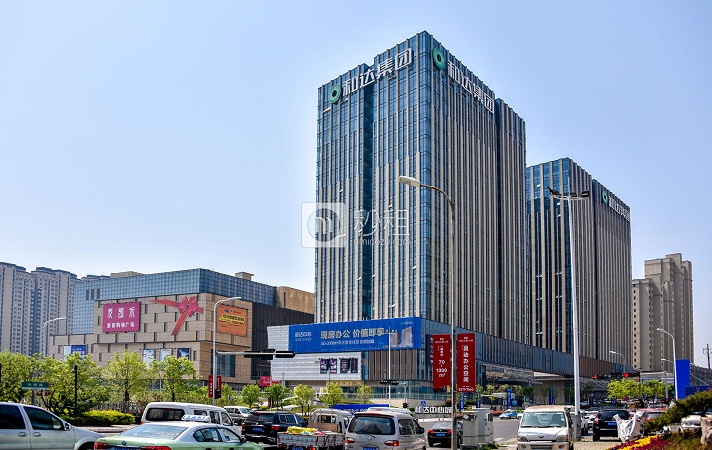 和达中心城写字楼出租 市北哈尔滨路清江路地铁站 183平简装办公室