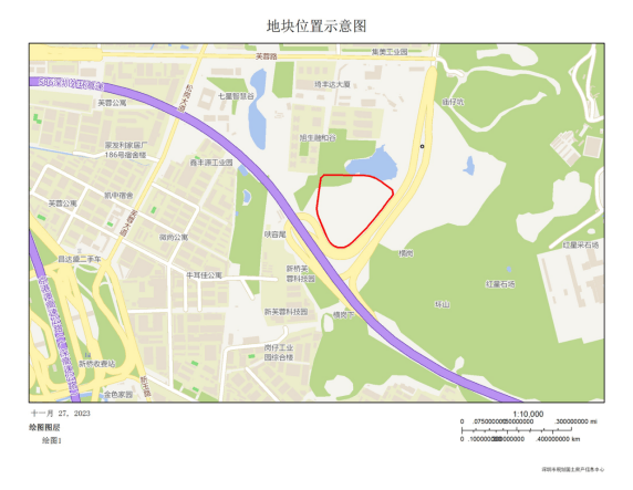 深圳宝安一宗供应链枢纽地块在11月28日以5130万元的价格挂牌出让，该地块位于宝安区松岗街道，计划于12月27日进行挂牌。