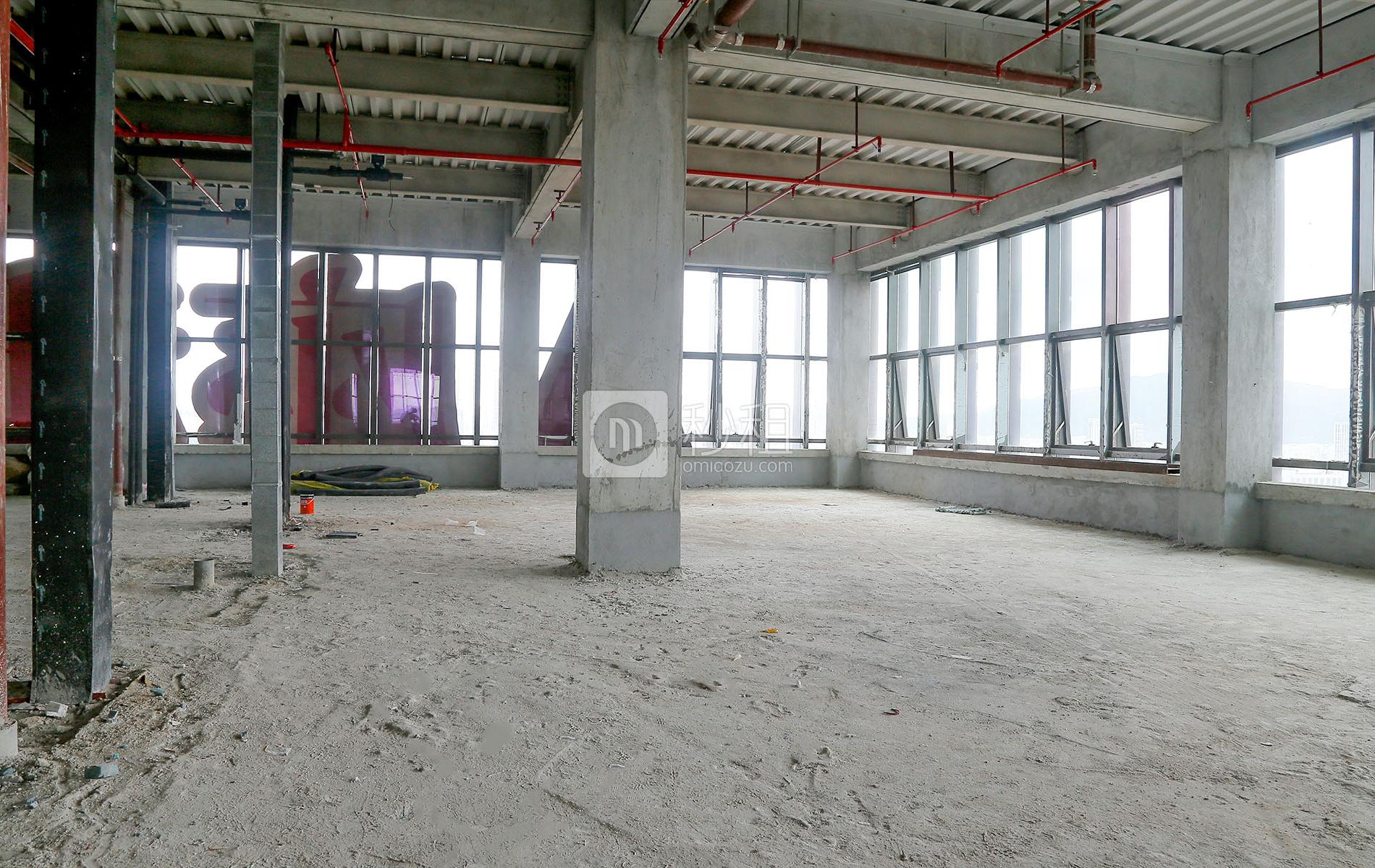 粤商中心写字楼出租205平米毛坯办公室115元/m².月