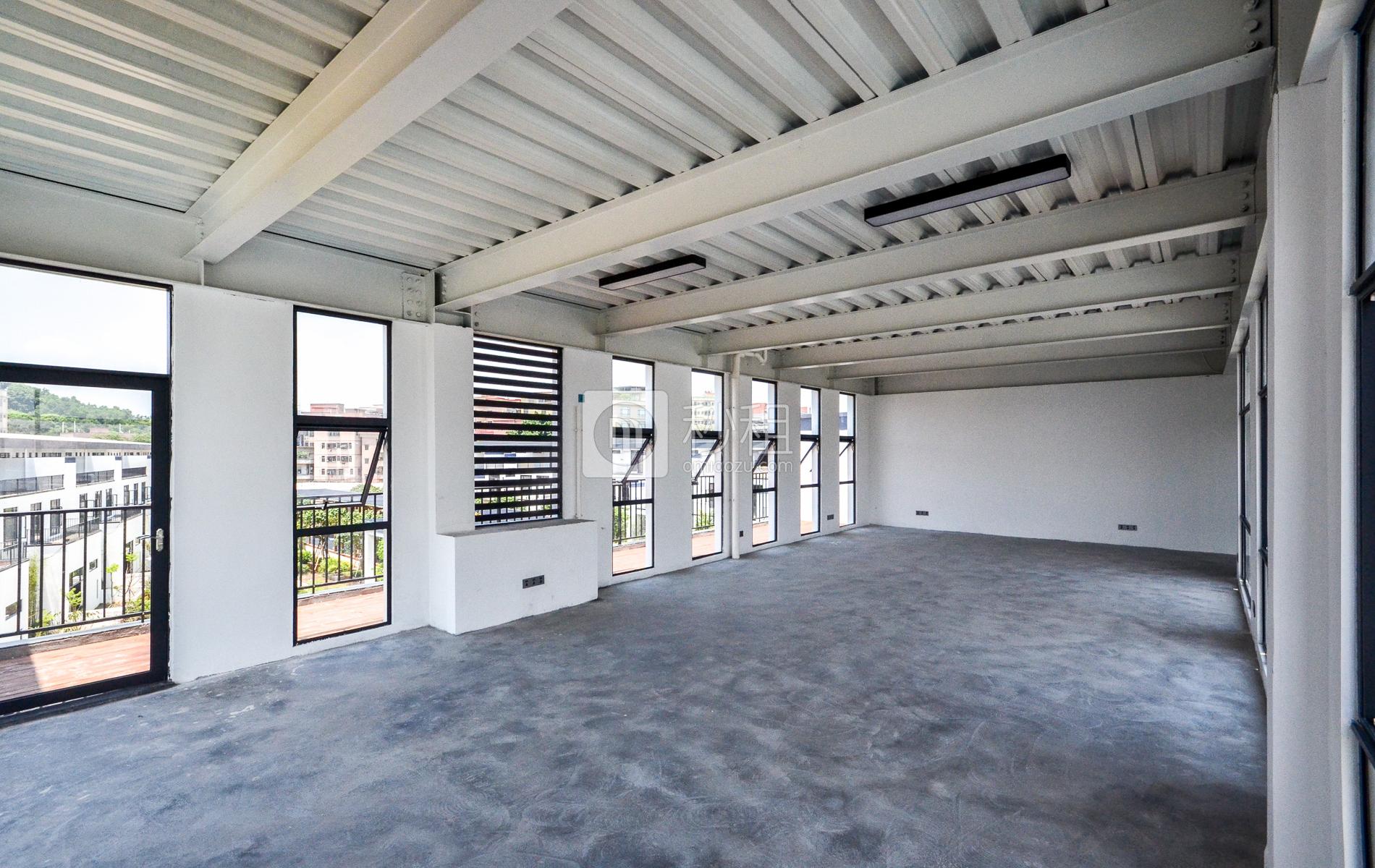 渔珠创客E-PARK写字楼出租400平米毛坯办公室80元/m².月