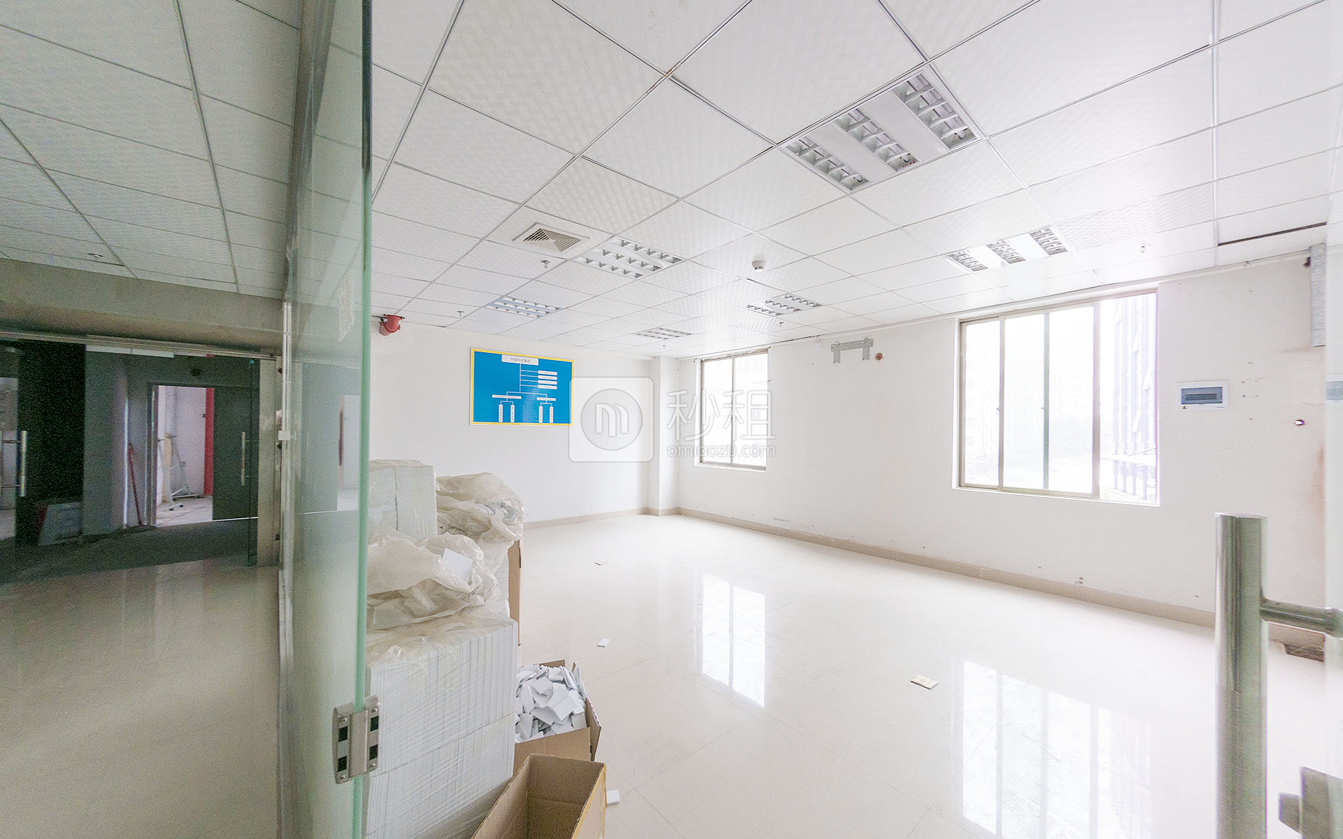 鑫源盛商务中心写字楼出租72平米简装办公室40元/m².月
