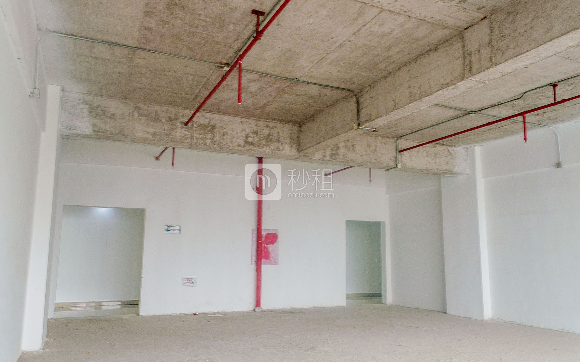 卫东龙商务大厦写字楼出租231平米毛坯办公室75元/m².月